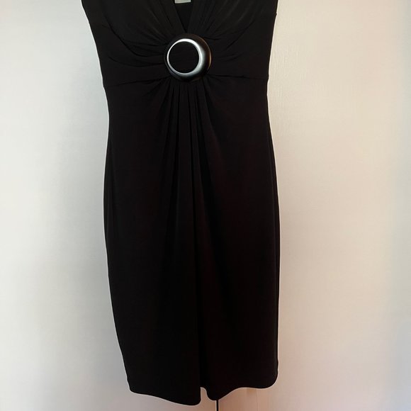 🎉HP🎉 Cache Black Knee Length Cocktail Dress - Picture 4 of 9
